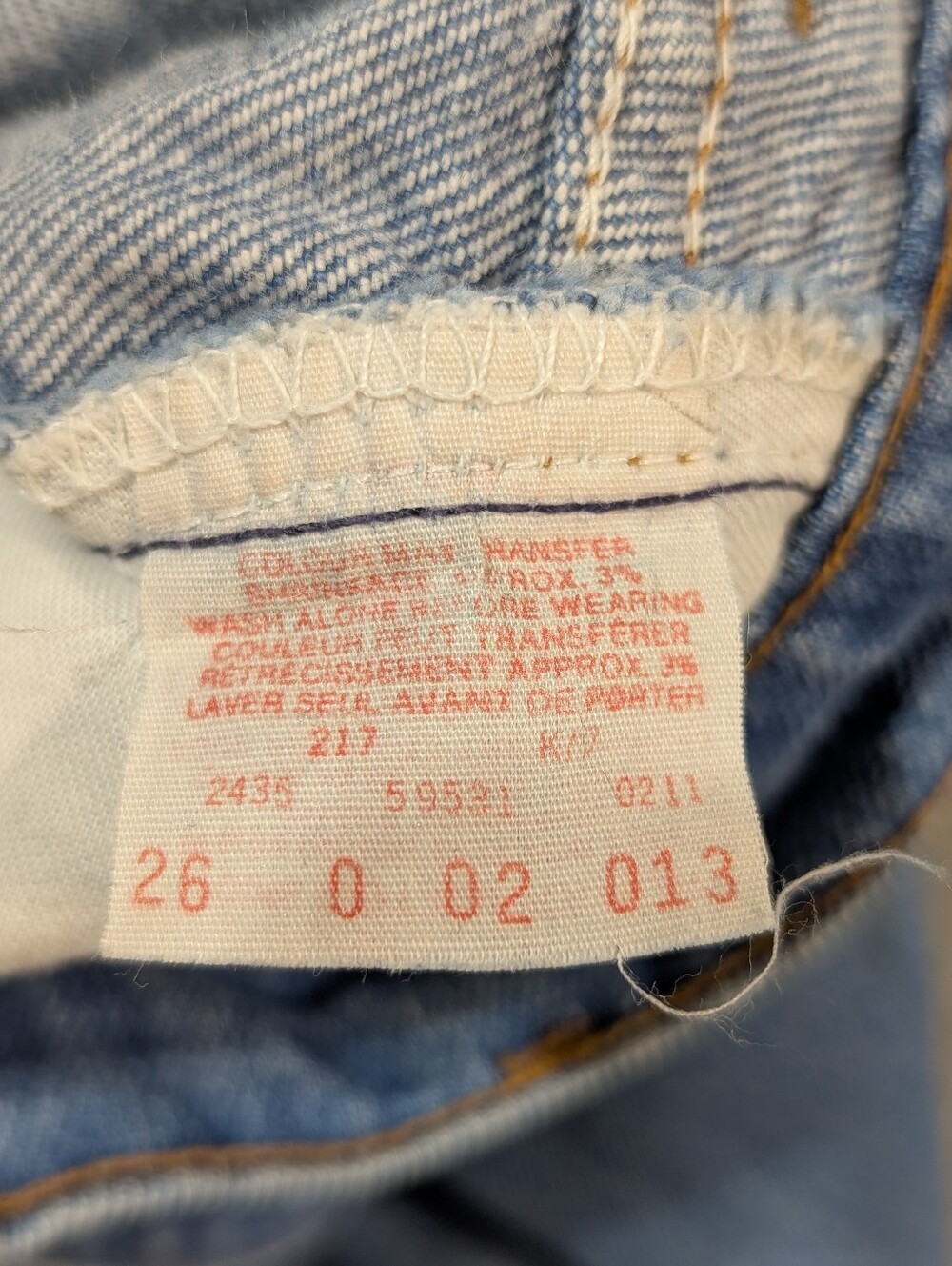 Vintage Levi's 531 Jeans Women's 26 Blue High Waist 90's - Picture 7 of 11